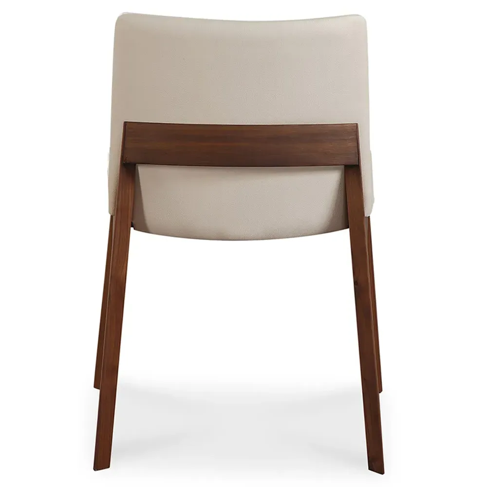 Everlee Dining Chair Set of 2 - White, Walnut