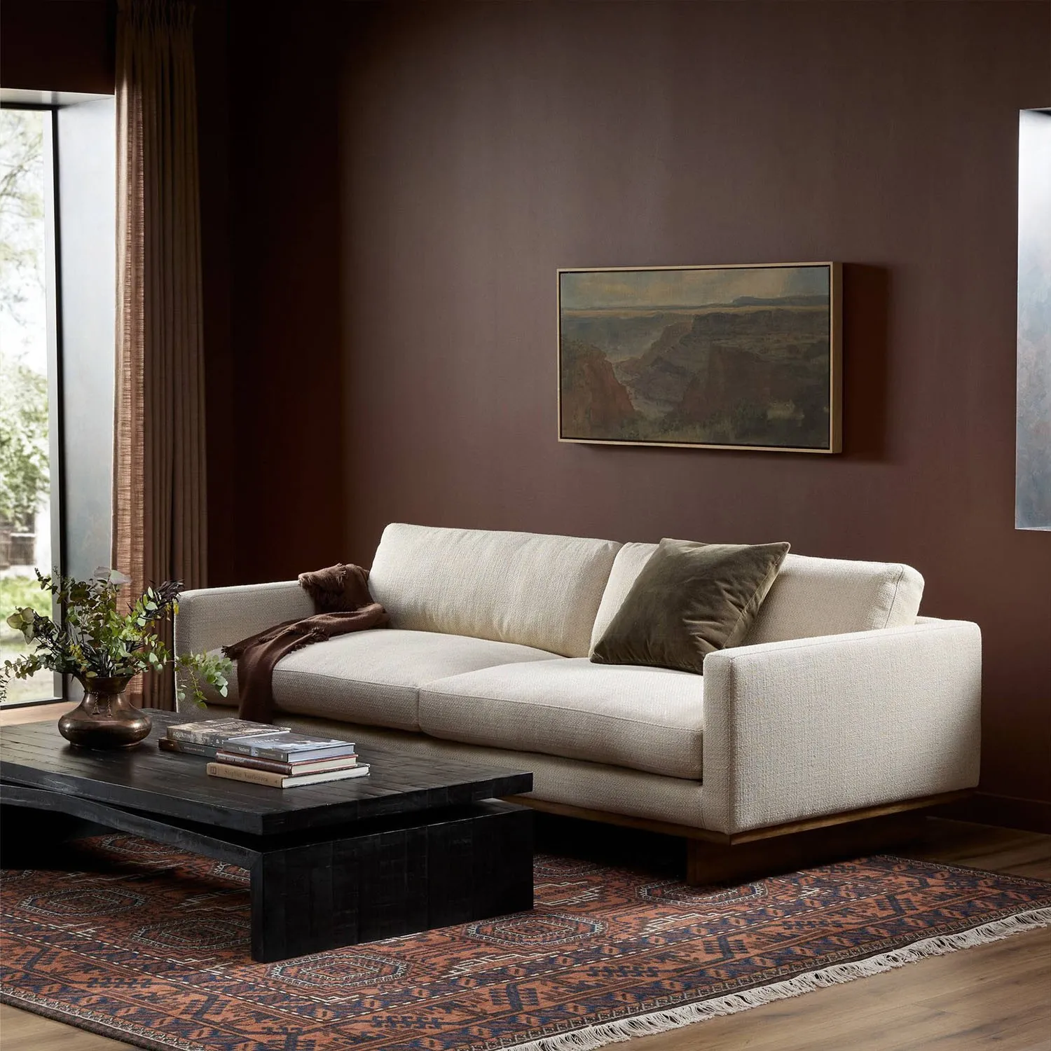 Everly Irving Performance Sofa - Taupe