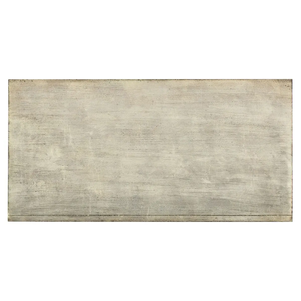 Evie Bachelor Chest with Glass - Silver, Wood