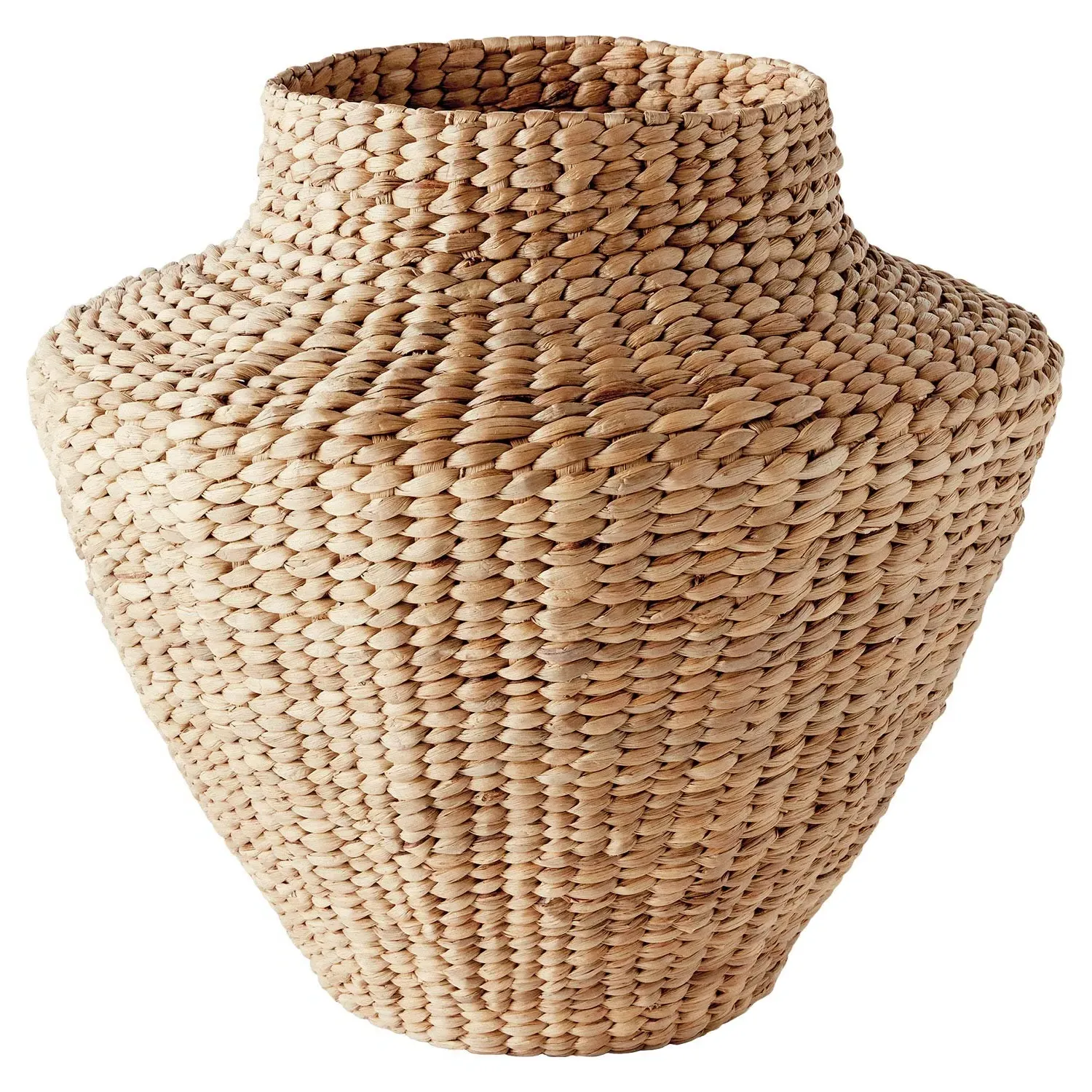 Evienne Round Decorative Vase - Natural, Water Hyacinth image