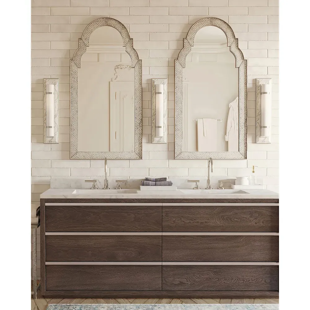 Ezar Wall Sconce - Polished Nickel, Alabaster