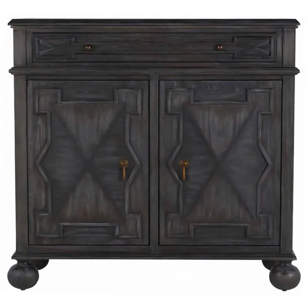 Ezekiel Sideboard - Cerused Black, Wood image