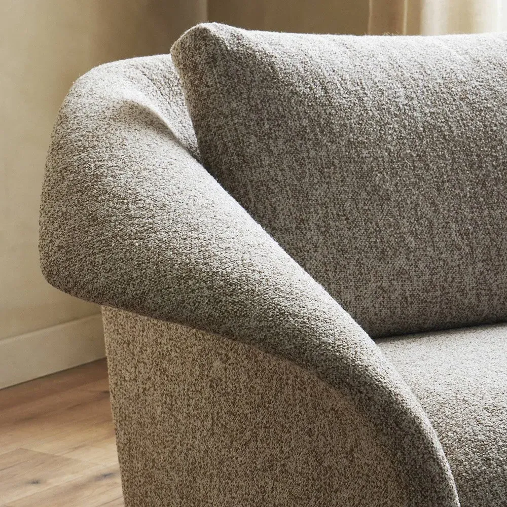 Ezra Swivel Chair - Dove Beige, Performance Fabric