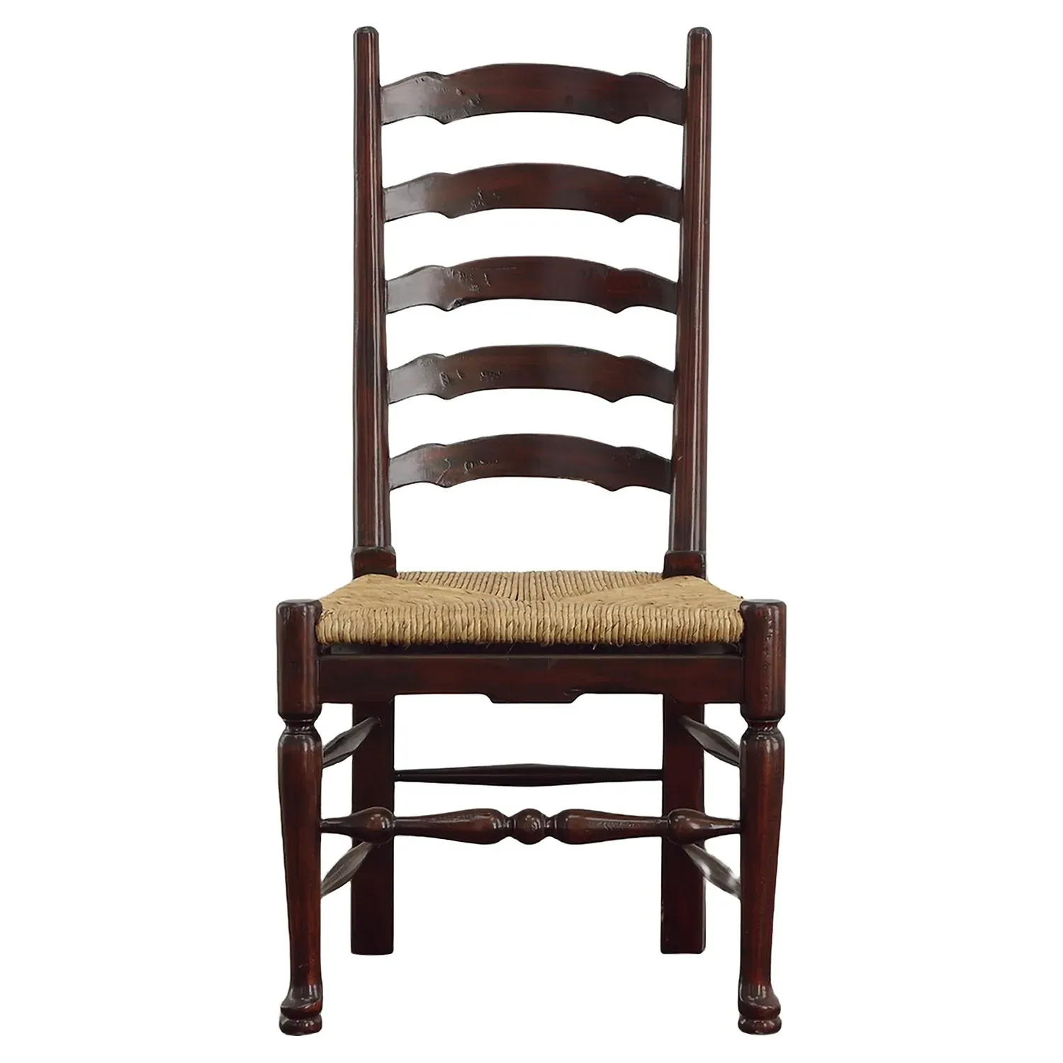Ezra Woven Dining Side Chair - Brown, Mahogany image
