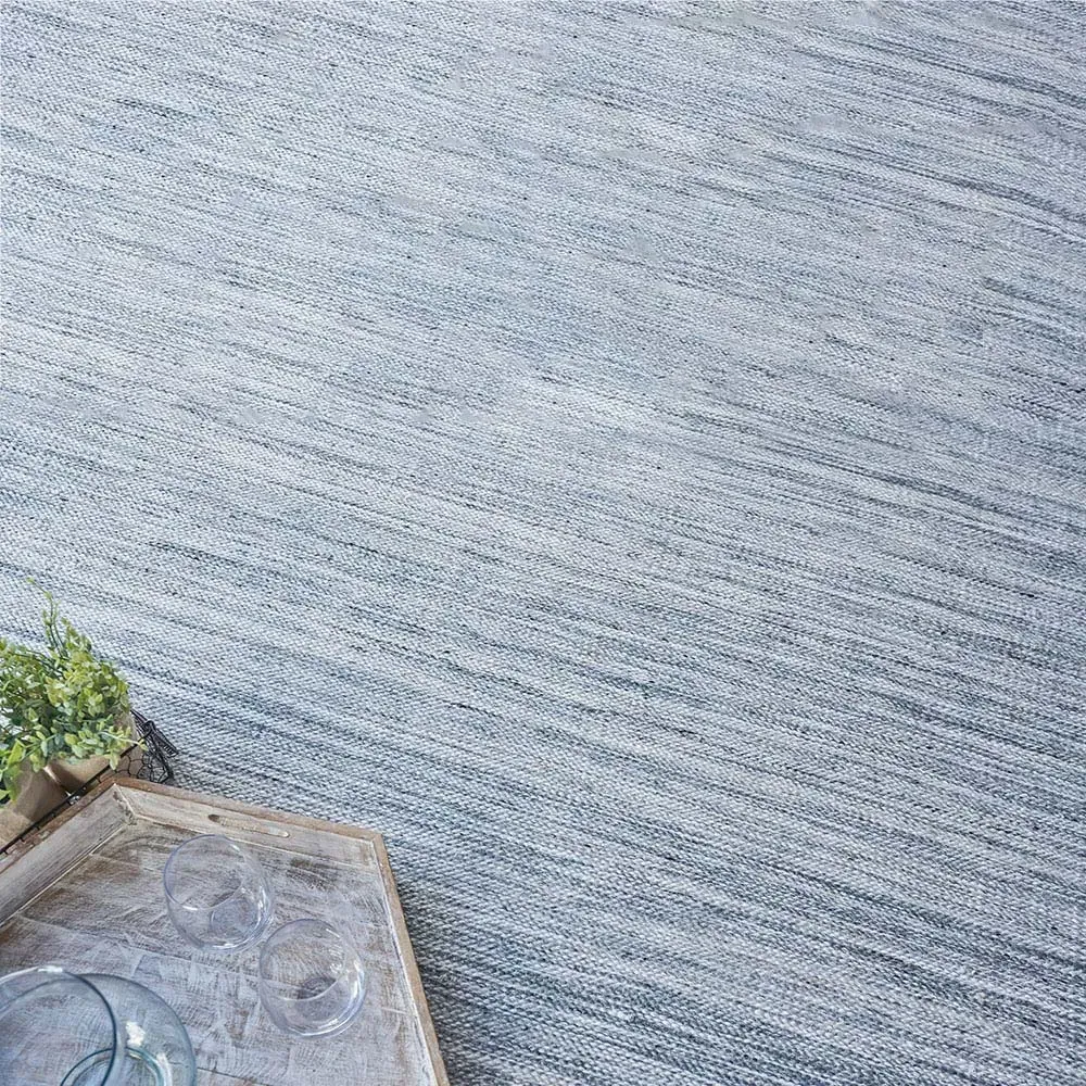 Ezraiah Patterned Indoor Outdoor Rug - Grey, PET