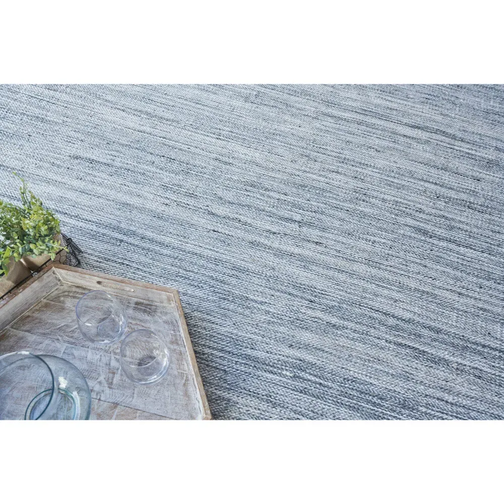 Ezraiah Patterned Indoor Outdoor Rug Sample - Grey, PET