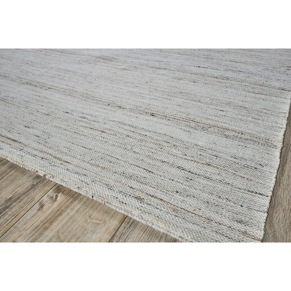 Ezraiah Patterned Indoor Outdoor Rug Sample - Light Beige, PET