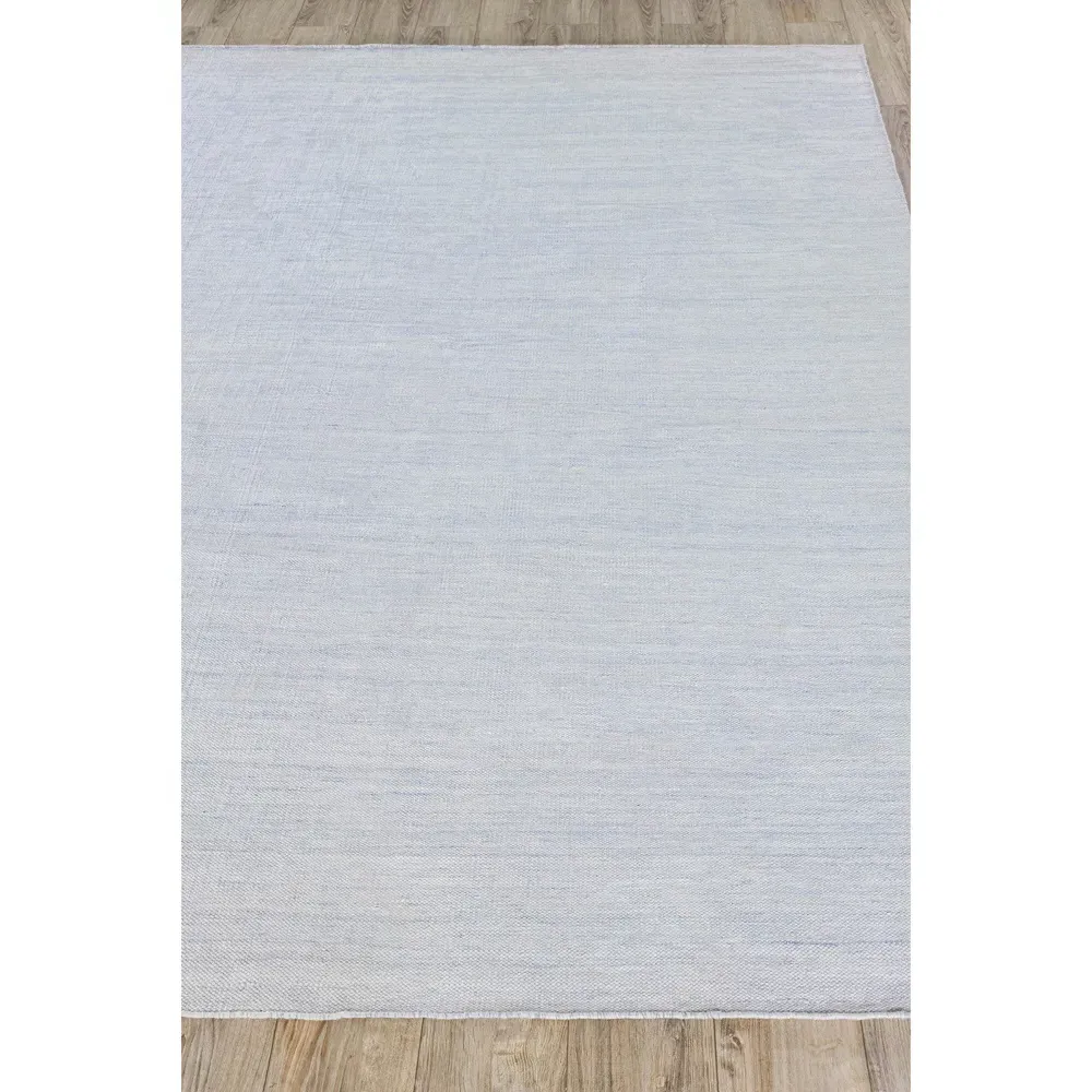 Ezraiah Patterned Indoor Outdoor Rug Sample - Light Blue, PET