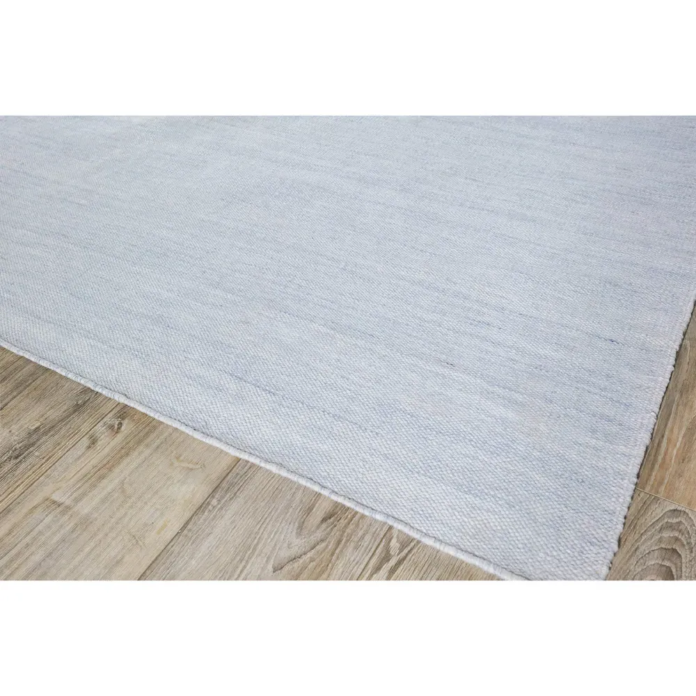 Ezraiah Patterned Indoor Outdoor Rug Sample - Light Blue, PET