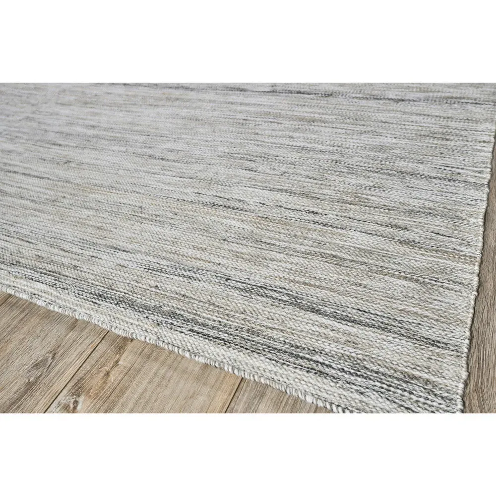 Ezraiah Patterned Indoor Outdoor Rug Sample - Light Taupe, PET