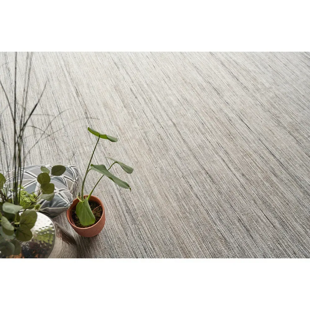 Ezraiah Patterned Indoor Outdoor Rug Sample - Light Taupe, PET