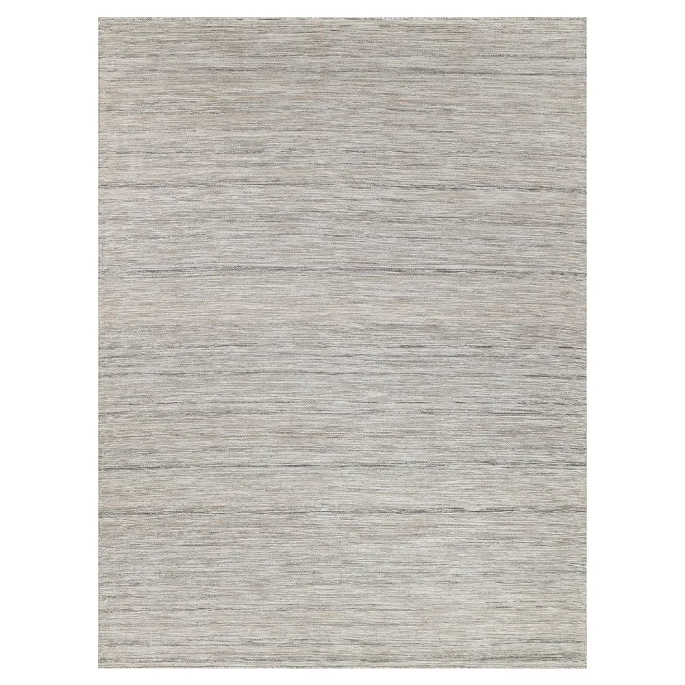 Ezraiah Patterned Indoor Outdoor Rug Sample - Light Taupe, PET