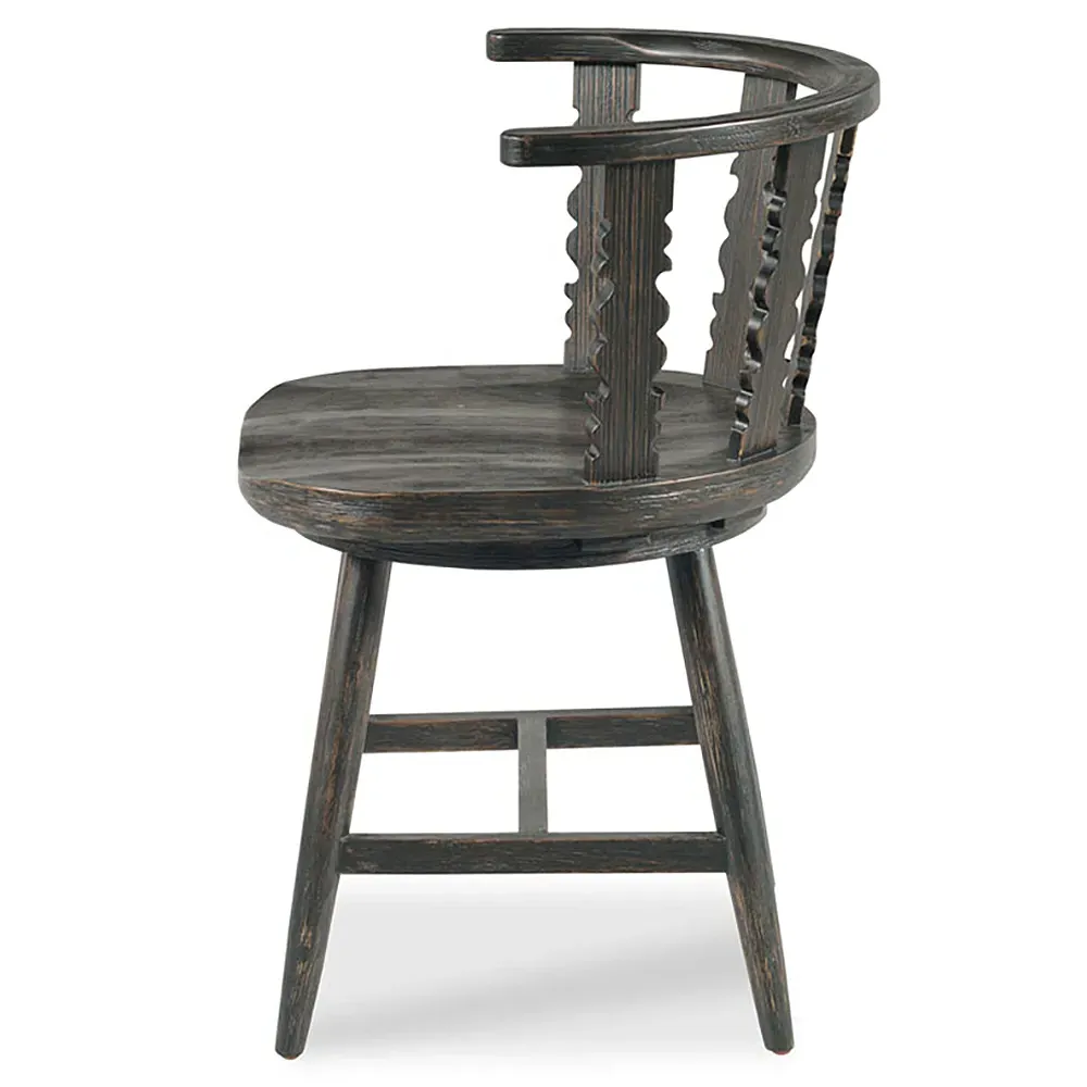 Fable Windsor Dining Chair - Black, Oak