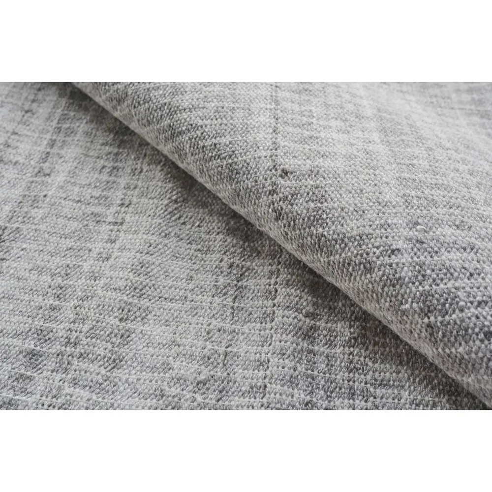 Faedra Lattice Patterned Indoor Outdoor Rug Sample - Grey, PET