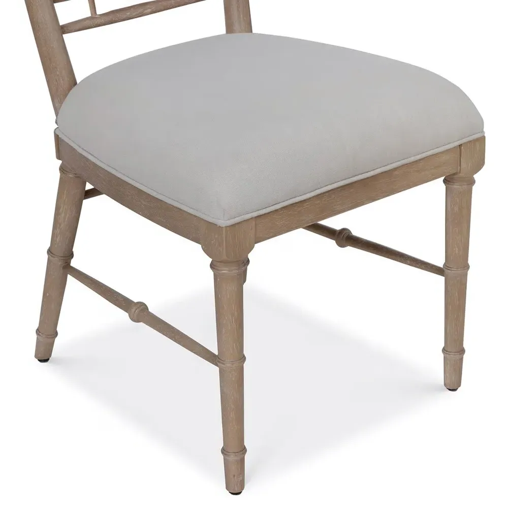 Faith Dining Side Chair Set of 2 - Grey, Parawood