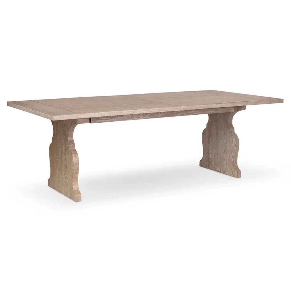 Faith Extendable Dining Table - Brown, Oak