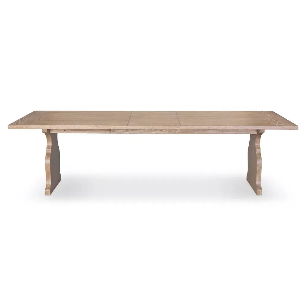 Faith Extendable Dining Table - Brown, Oak