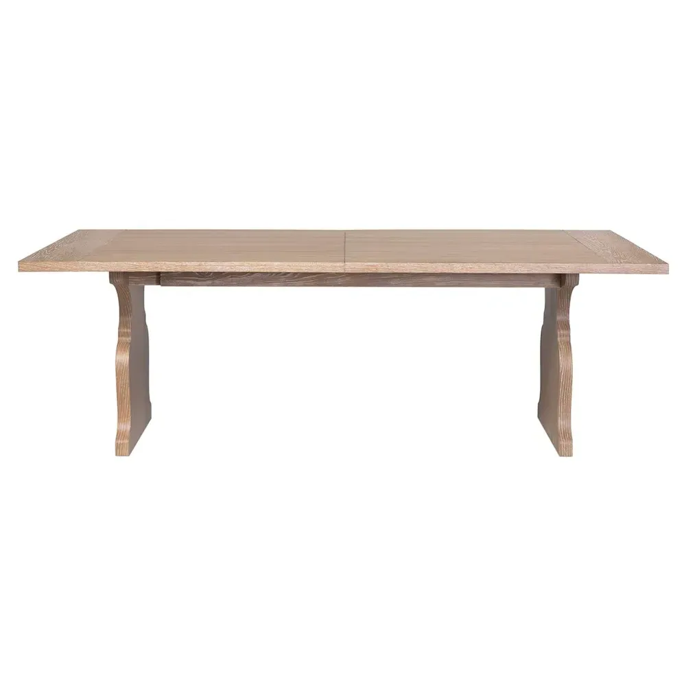 Faith Extendable Dining Table - Brown, Oak