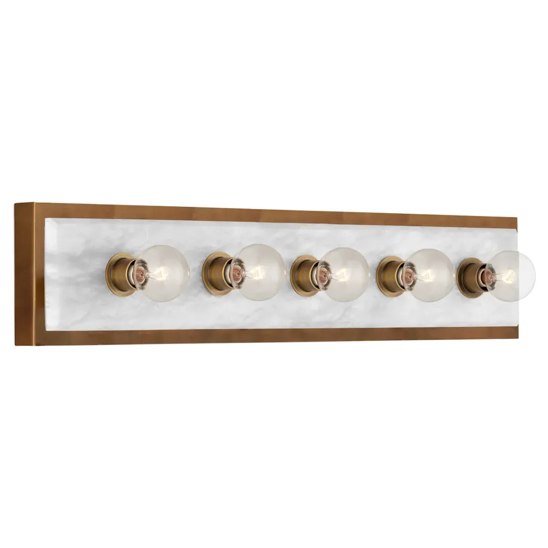 Faizel Large Wall Sconce - Antique Brass, Alabaster