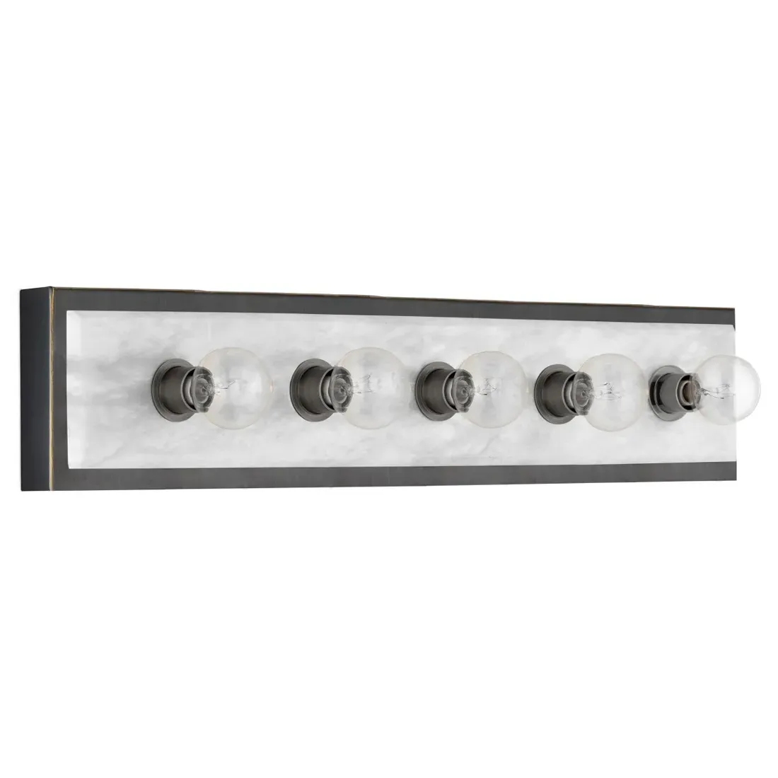 Faizel Large Wall Sconce - Oil Rubbed Bronze, Alabaster
