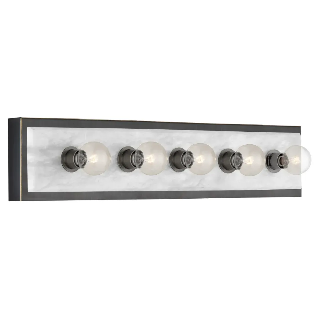 Faizel Large Wall Sconce - Oil Rubbed Bronze, Alabaster