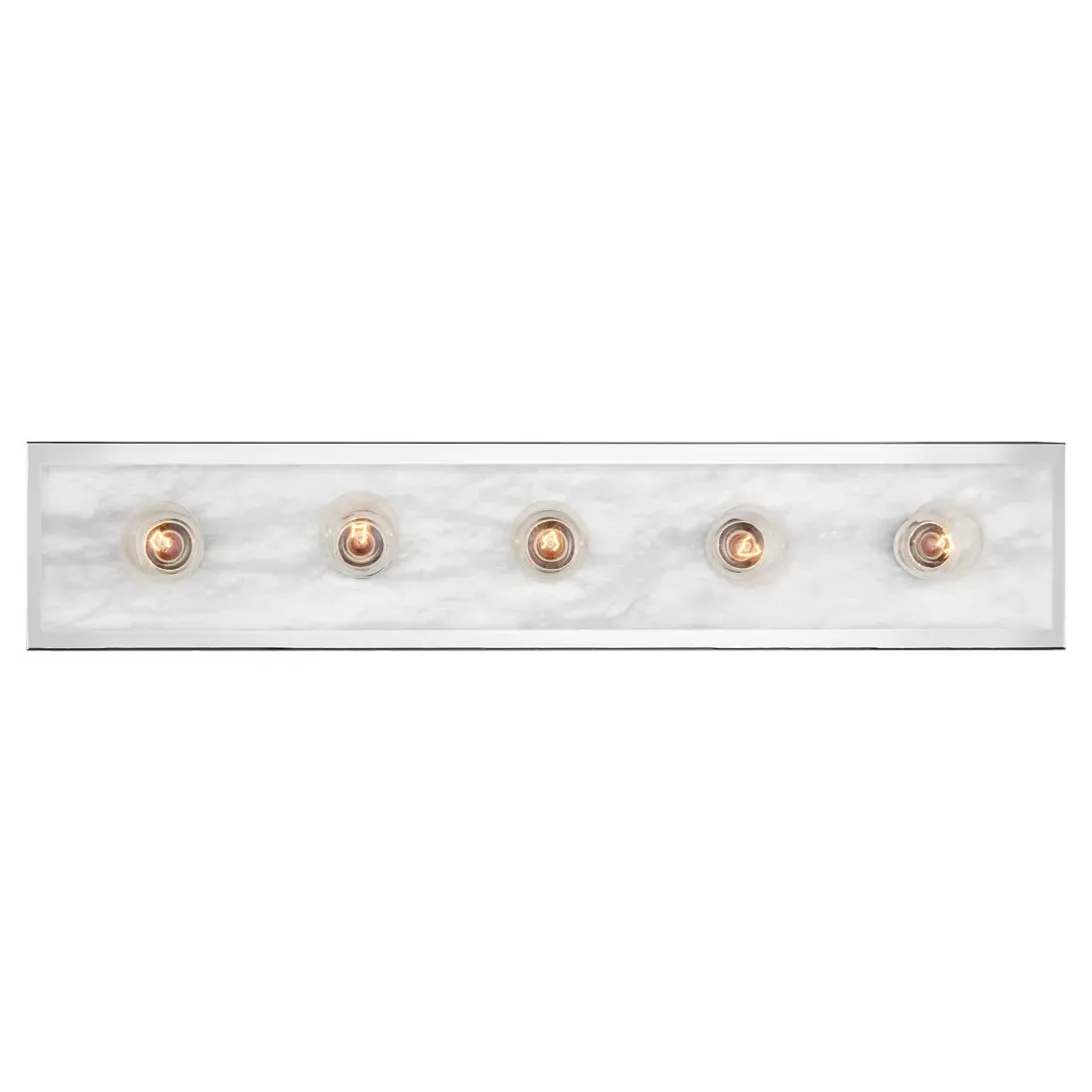 Faizel Large Wall Sconce - Polished Nickel, Alabaster