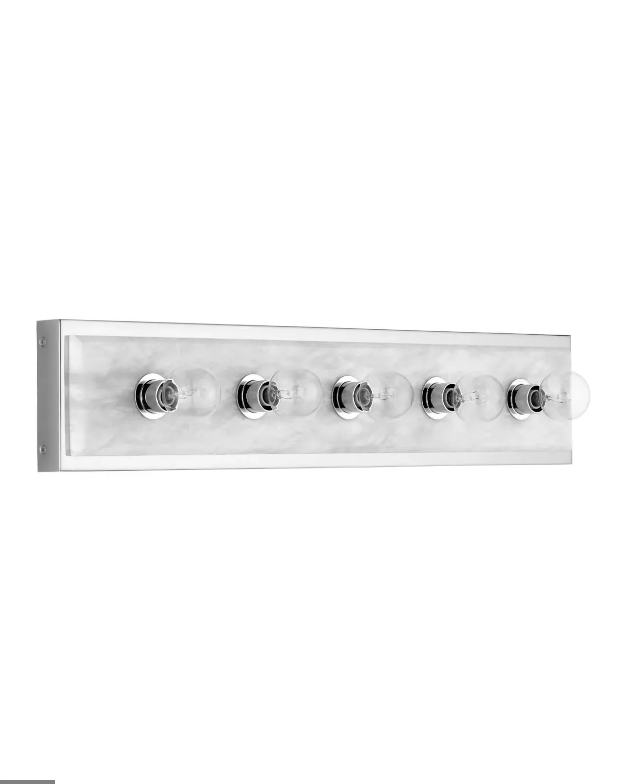 Faizel Large Wall Sconce - Polished Nickel, Alabaster