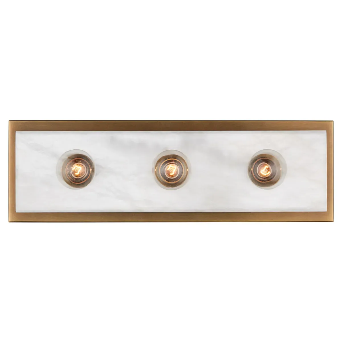 Faizel Medium Wall Sconce - Antique Brass, Alabaster