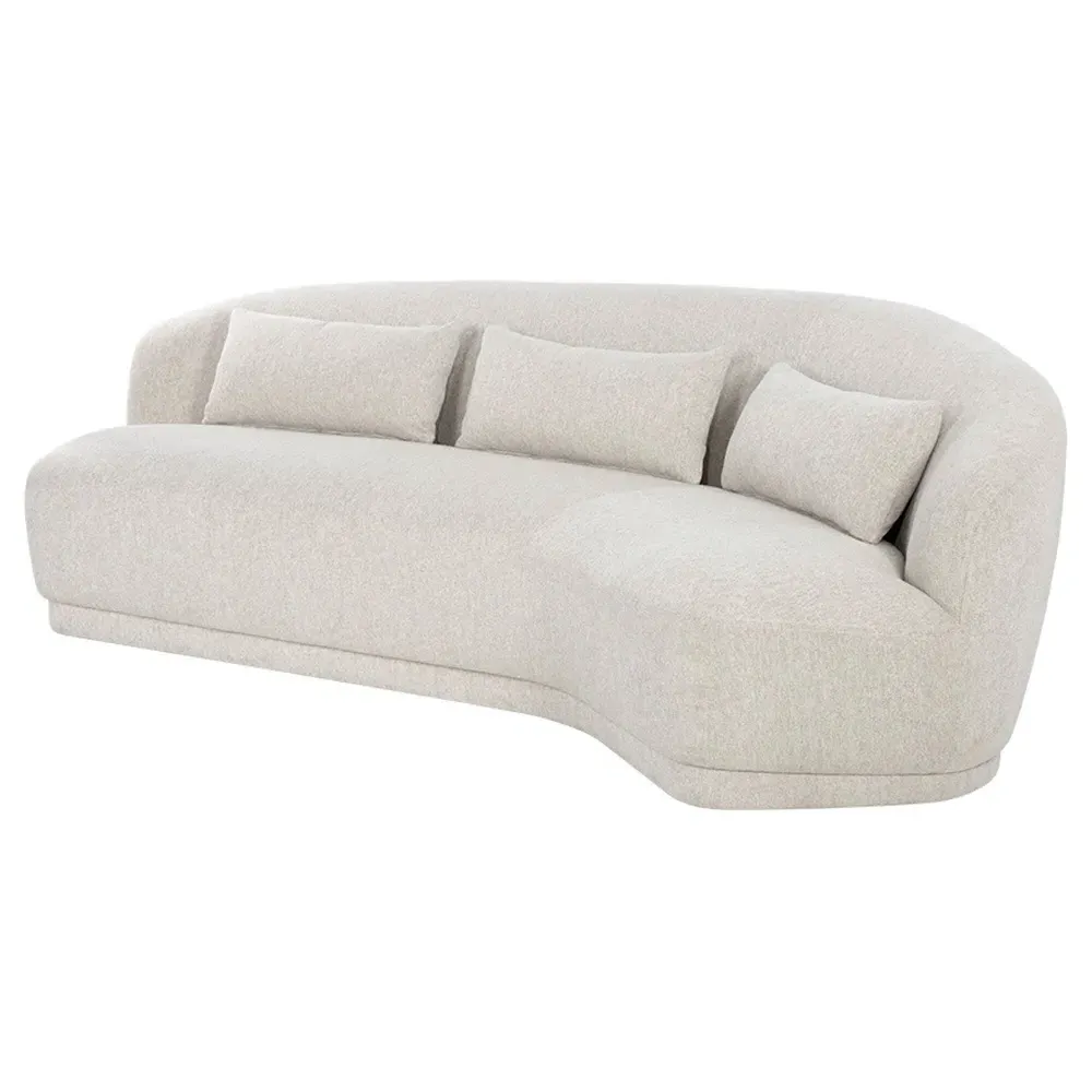 Fannie Curved Sofa - Cream