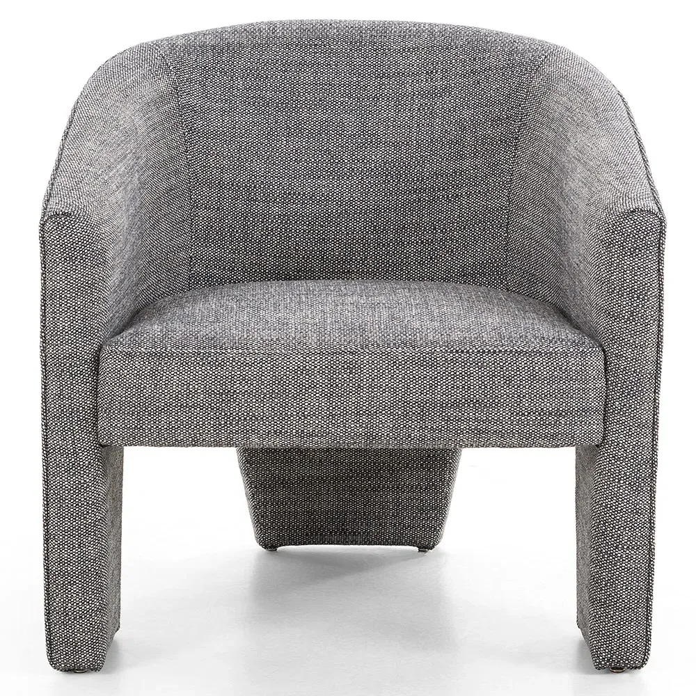 Fara Barrel Chair - Dark Grey image