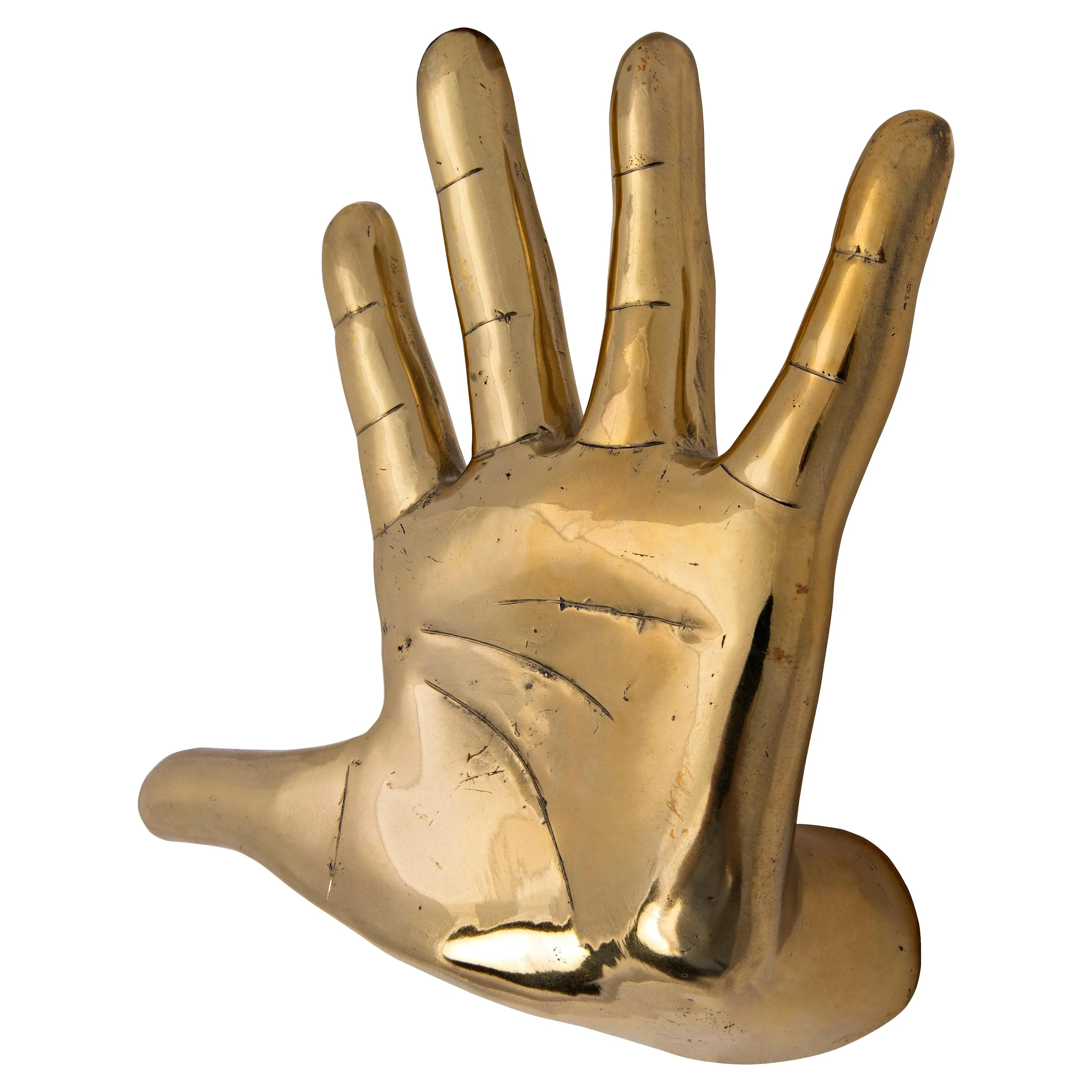 Farella Wall Sculpture - Gold, Brass image