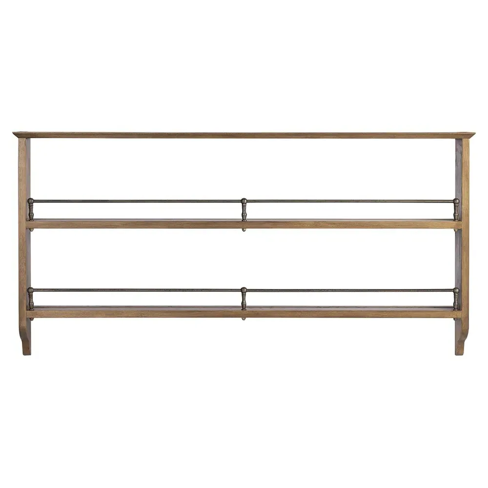 Faria Wall Plate Rack - Tan, Oak image