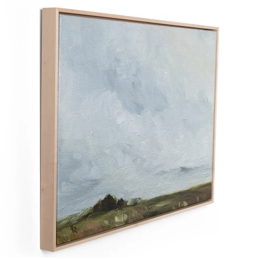 Farmland Painting 24x32 - Blue, Canvas