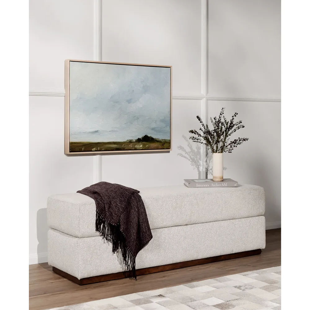 Farmland Painting 24x32 - Blue, Canvas