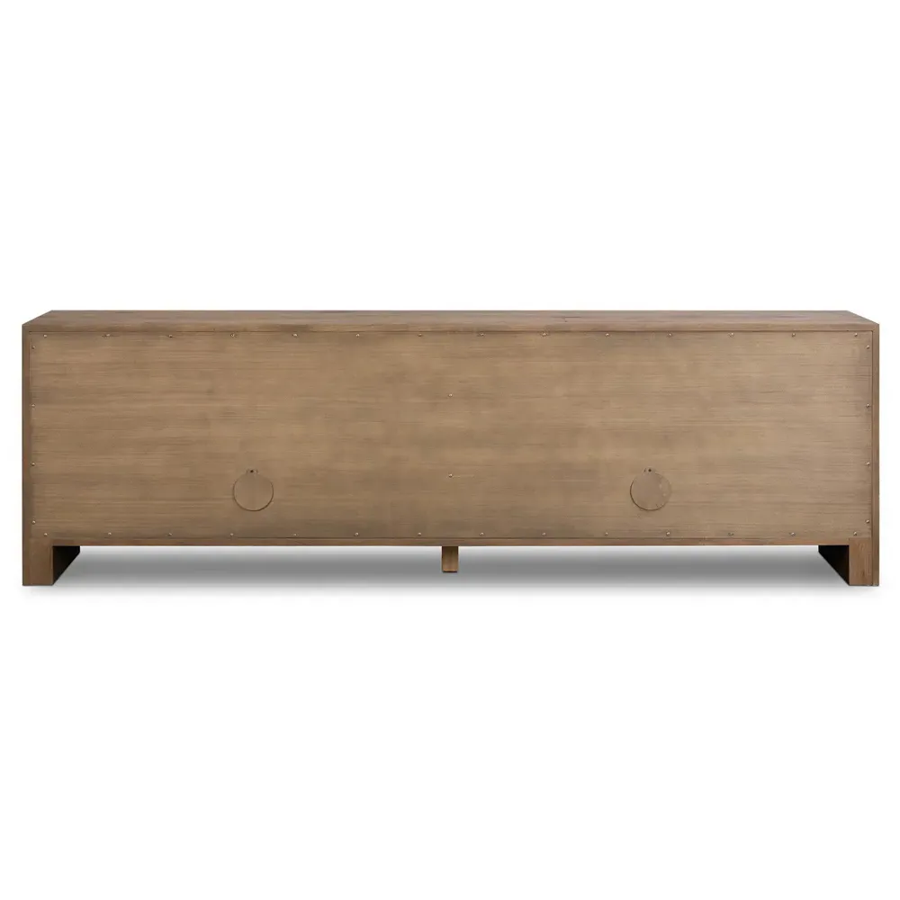 Faron Media Console - Brown, Oak