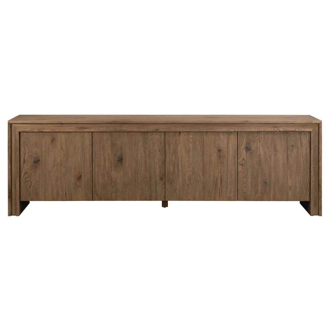 Faron Media Console - Brown, Oak
