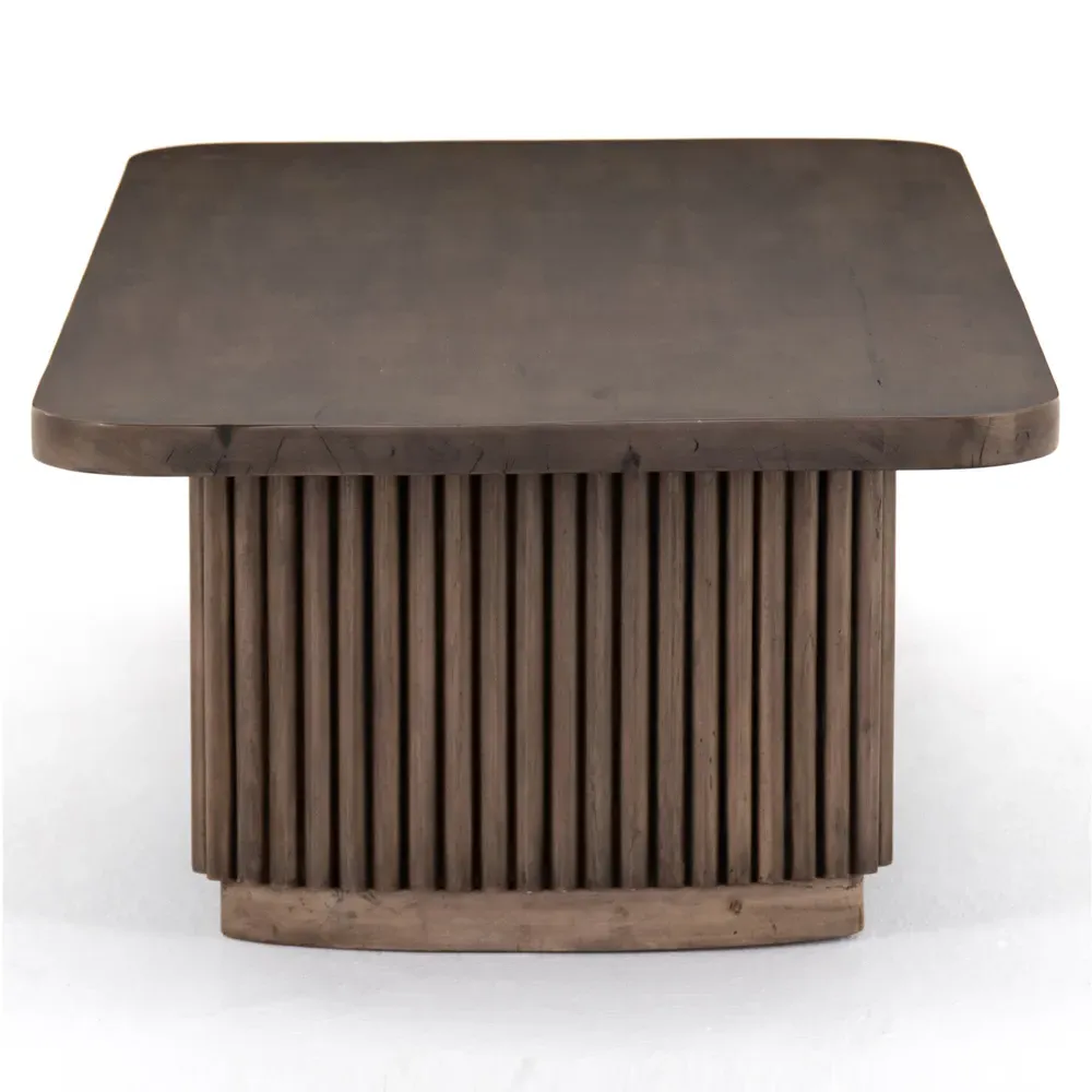 Farvald Rectangular Coffee Table - Brown, Reclaimed Wood