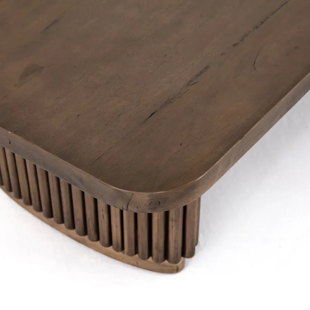 Farvald Rectangular Coffee Table - Brown, Reclaimed Wood