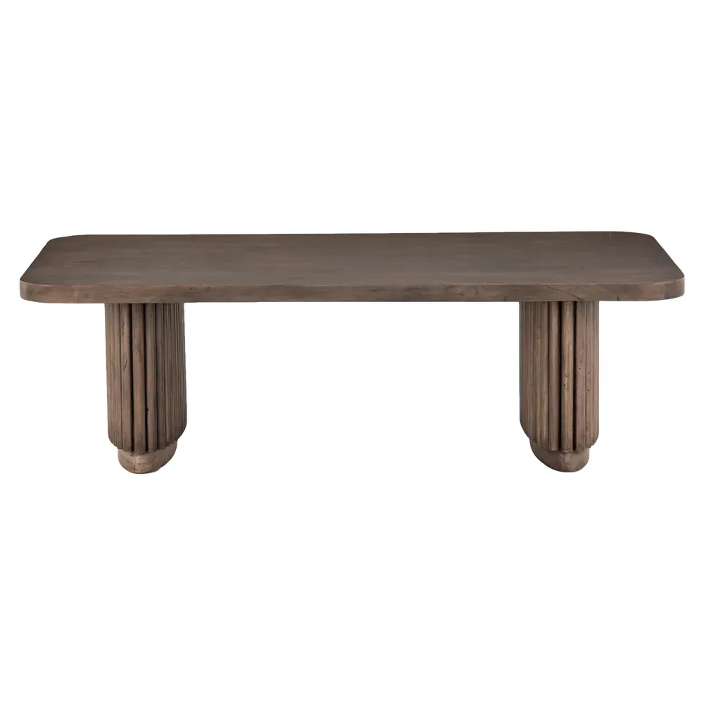 Farvald Rectangular Coffee Table - Brown, Reclaimed Wood