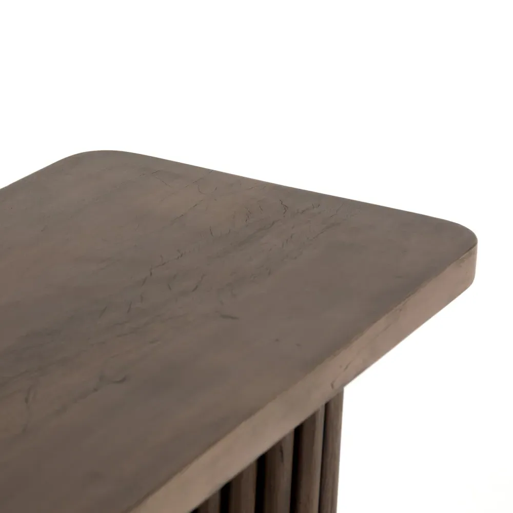 Farvald Rectangular Console Table - Brown, Reclaimed Wood