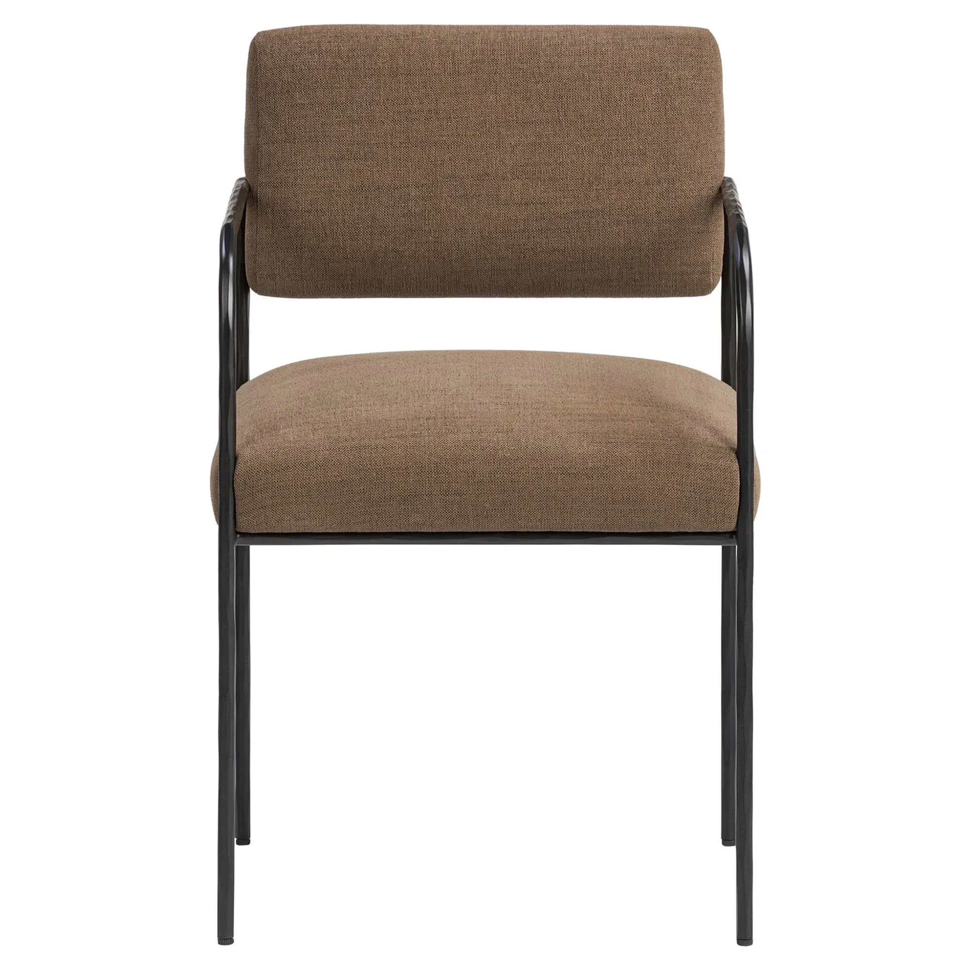 Faryn Dining Arm Chair - Brown, Iron image