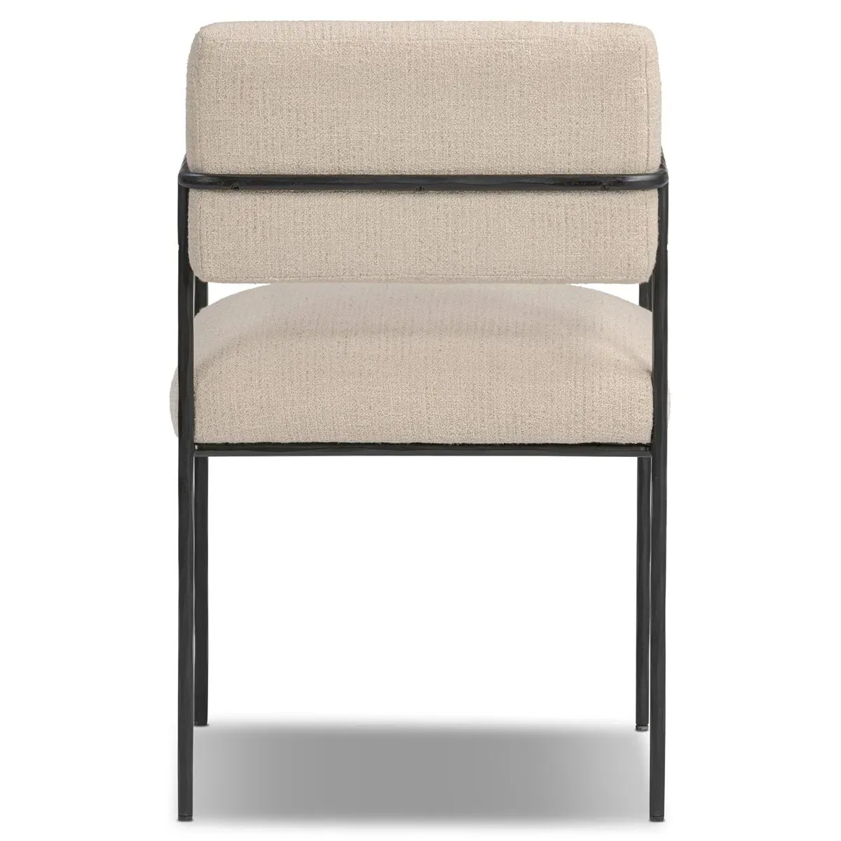 Faryn Dining Arm Chair - Cream, Iron