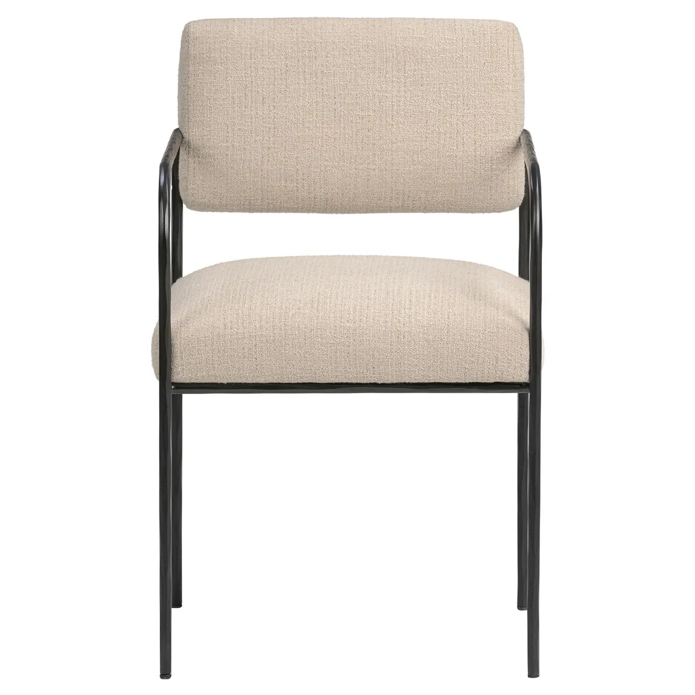 Faryn Dining Arm Chair - Cream, Iron