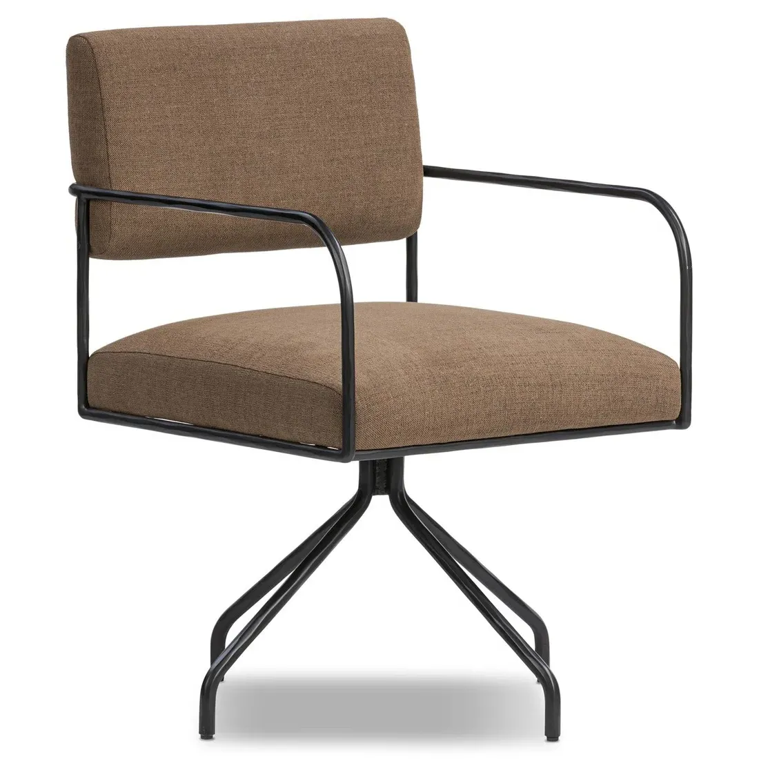 Faryn Office Chair - Brown, Performance Fabric