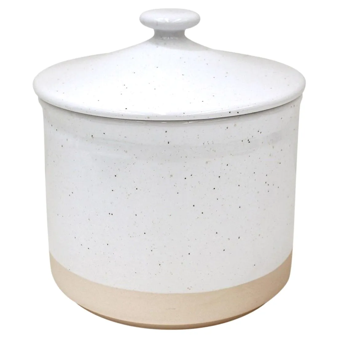Fattoria Large Canister - White, Stoneware