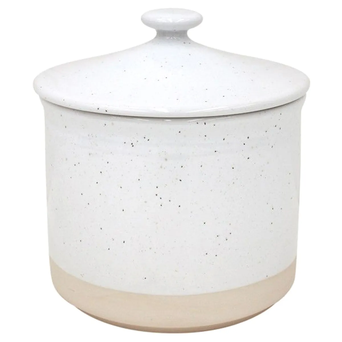 Fattoria Medium Canister - White, Stoneware