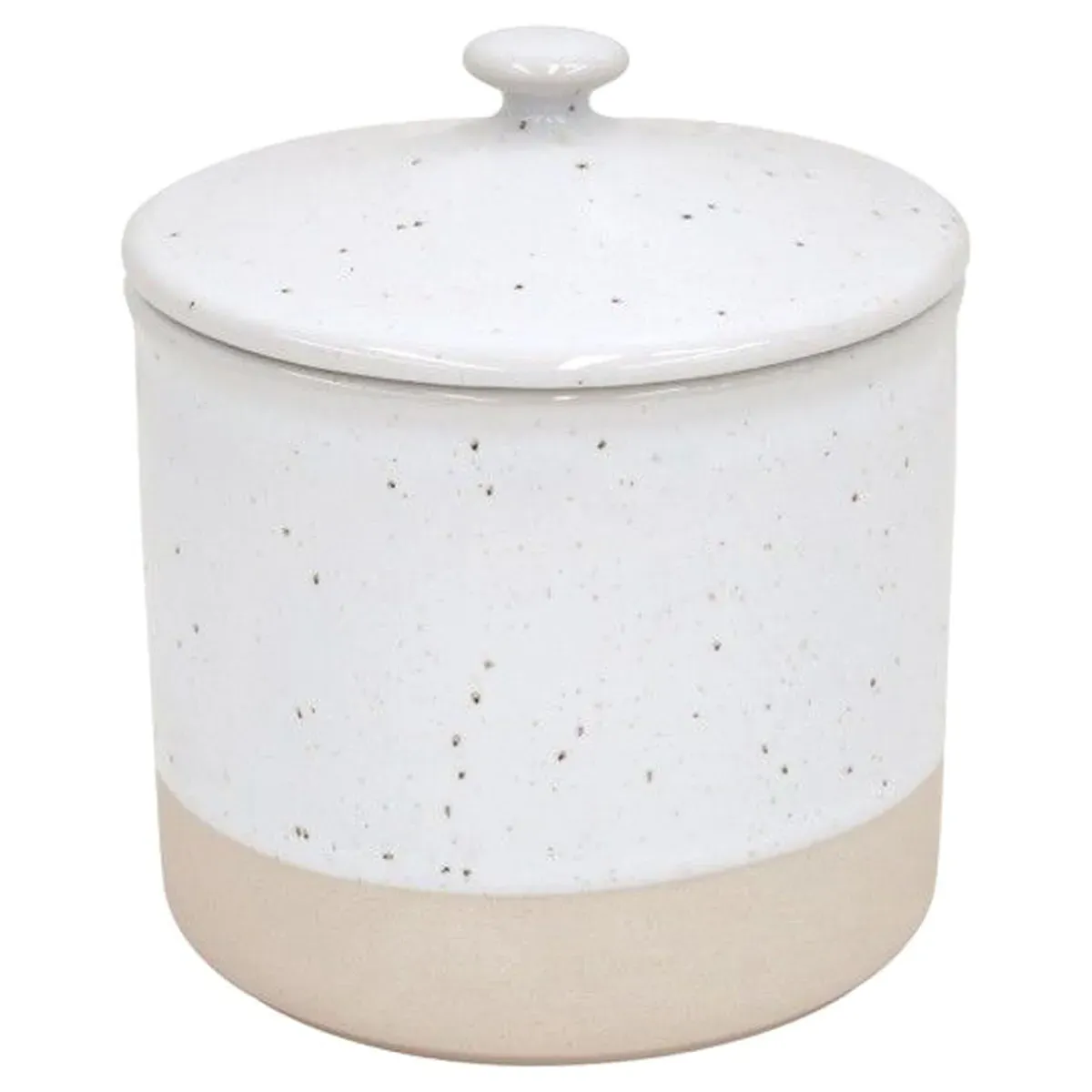 Fattoria Small Canister - White, Stoneware