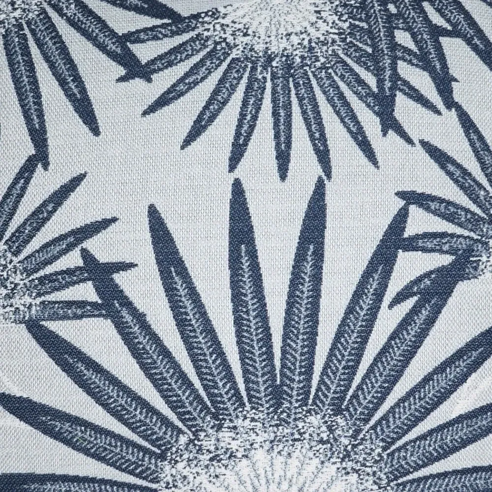 Fauna Leaf Print Indoor Outdoor Throw Pillow - Blue, Sunbrella