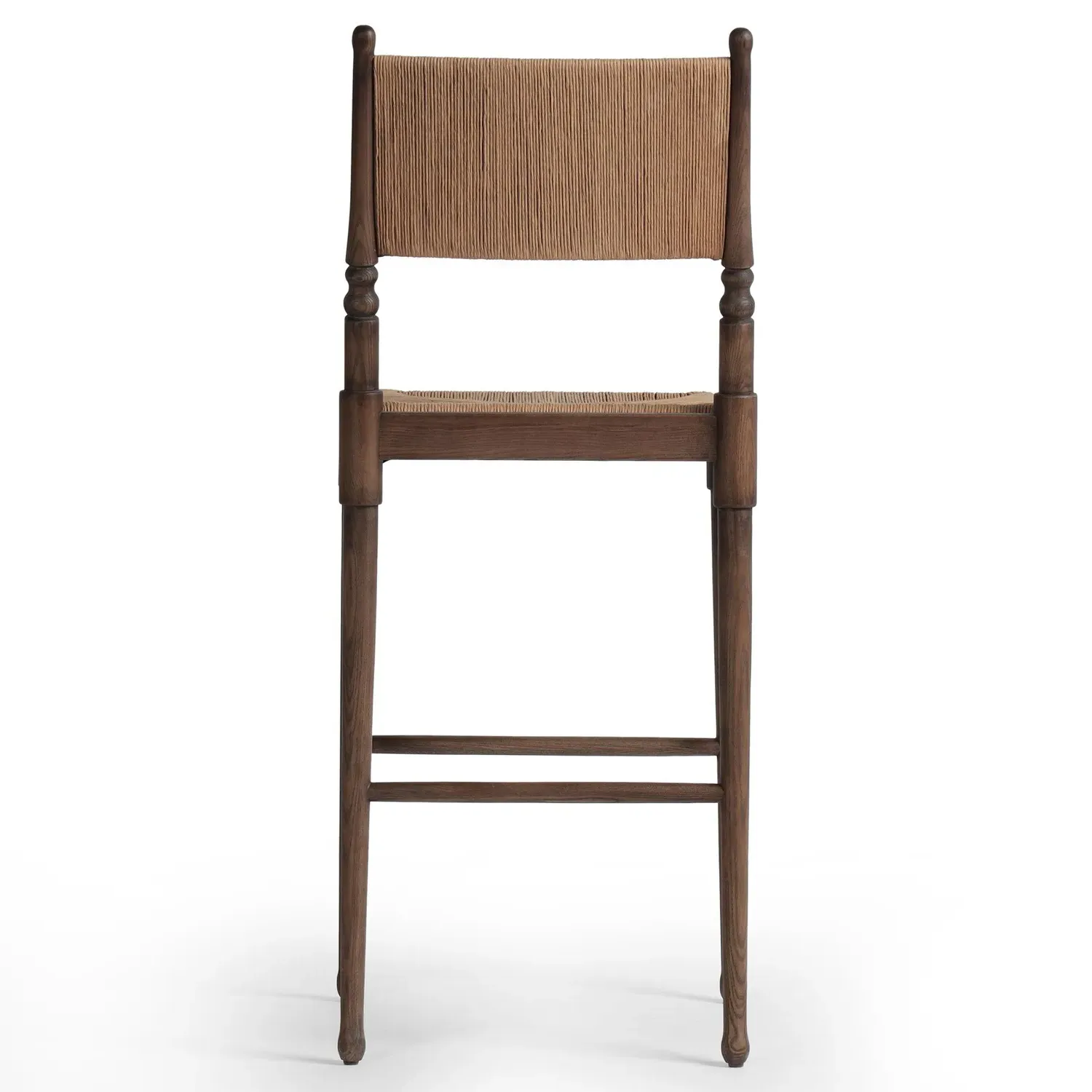 Fayth Bar Stool - Antique Walnut, Ash Wood