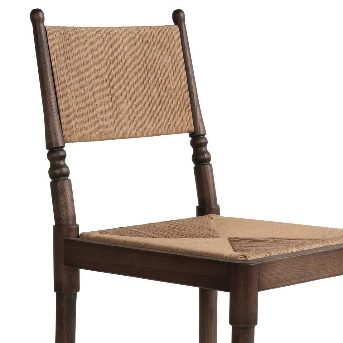 Fayth Bar Stool - Antique Walnut, Ash Wood